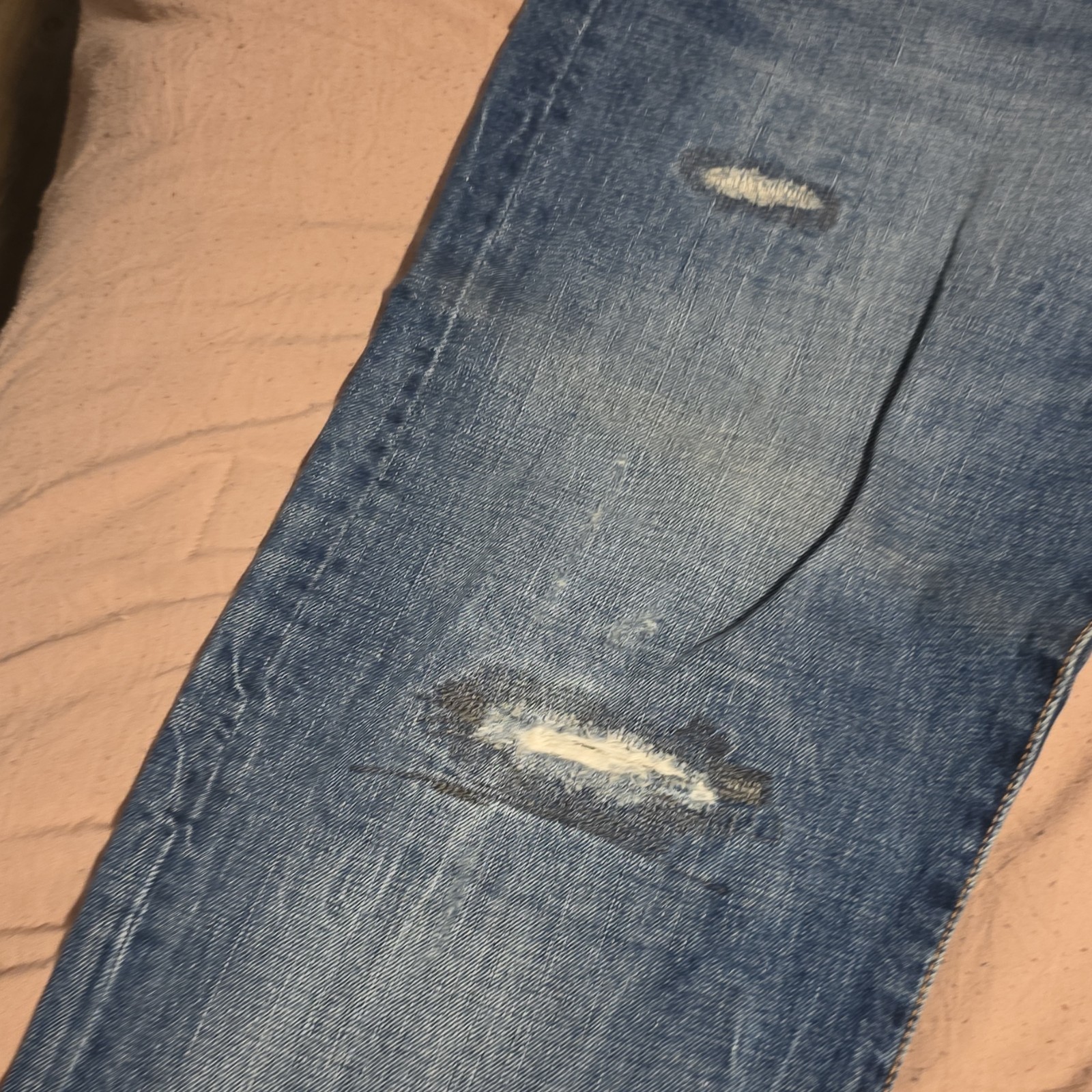 Polo Ralph Lauren Straight Patchwork Distressed B… - image 3