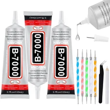 3 PCS B7000 Glue 110ml Set w/ Precision Tip, Tools for Jewelry, Fabric, Crafts