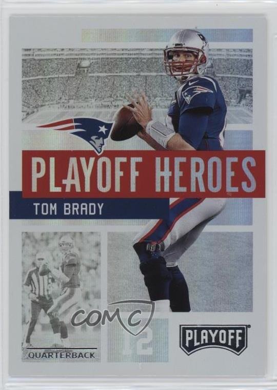 2018 Panini Playoff Heroes Tom Brady #1 7xr