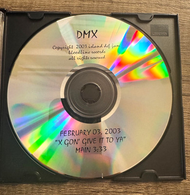 DMX X Gon' Give It To Ya CD Promo February 03, 2003 Bloodline Def Jam RARE