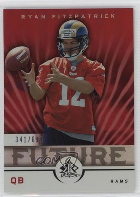 2005 Upper Deck Reflections Future 341/699 Ryan Fitzpatrick #182 Rookie RC 0it