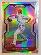 Shohei Ohtani 2021 Panini Prizm Tier II Silver Holo #183 card Los Angeles Angels