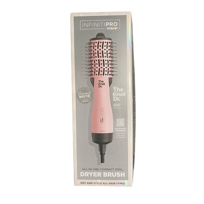 Conair InfinitiPRO Pink Dryer Brush Conair - InfinitiPRO By Conair The Knot Dr. Detangling  main image 2