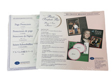 The Creative Memories Collection 7x7 Page Protectors 12 Sheets And Black Pages