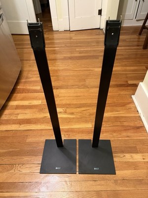 KEF T Series Speaker Floor Stands Pair Black
