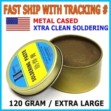 Quality Metal Cased Rosin Soldering Flux Paste Solder Welding Grease 120G