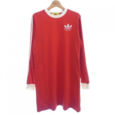 Authentic GUCCI ADIDAS 693537 XJEBS Cut dress  #241-003-981-3331