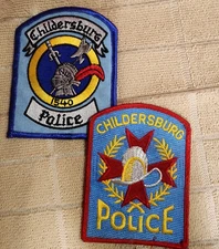 AL Childersburg Alabama Police Department Patch(set)