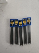 Hb 0.9 mm Mechanical pencil lead refills .9mm leads refills, 60 leads Heavy Duty