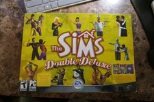 NEW The Sims: Double Deluxe PC EA Games Factory Sealed Big Box, 2003 Vintage