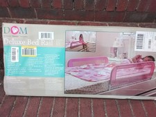 Dom Deluxe Bed Rail Child Safety Sleep Guard 13 -14 High 33 Long Age 2 Pink