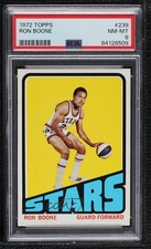 1972-73 Topps Ron Boone #239 PSA 8 uk2