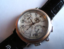 MAURICE LACROIX MASTERPIECE ANNUAIRE AUTOMATIC FLYBACK CHRONOGRAPH 18K SS 15827