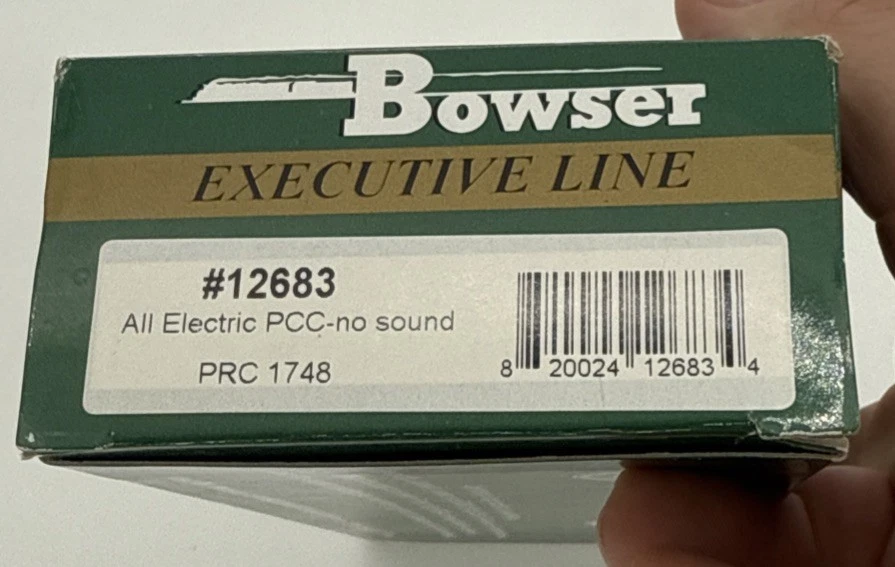 Bowser Executive Line 12683 Boston All Electric PCC #1748 No Sound - Image 2 of 4