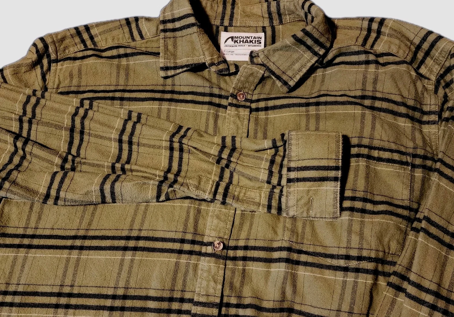 Mountain Khakis Flannel Shirt Mens XL Green Long Sleeve Plaid Outdoor Button Up
Opens in a new windo