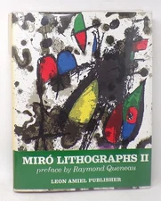 MIRO LITHOGRAPHS VOLUME II - 1975 - 1ST ED.- QUARTO - MISSING 11 ORIGINAL PLATES