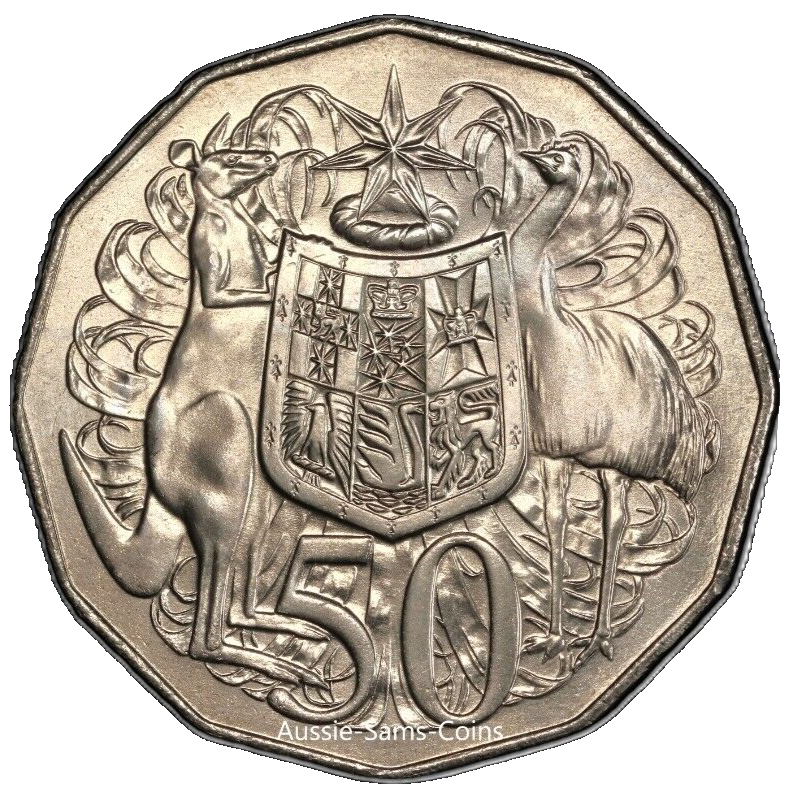 1984 Australia Uncirculated 50c Fifty Cent Coin - Elizabeth II