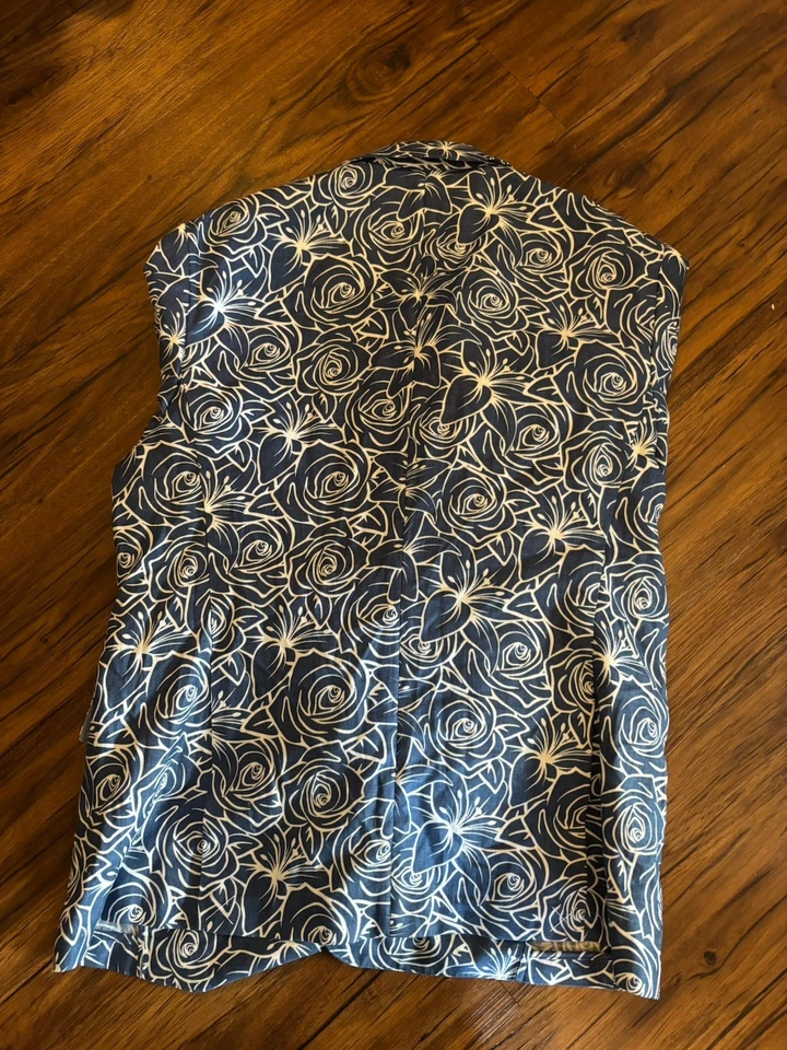 Blazer RARO Vineyard Vines Para Hombres 46R 145th Kentucky Derby Chaqueta de Lino Línea Rosa Foto 2 de 4