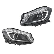 Hauptscheinwerfer-Set li re 12 V LED D1S/H7 Bi-Xenon HELLA f&uuml;r MB A-KLASSE