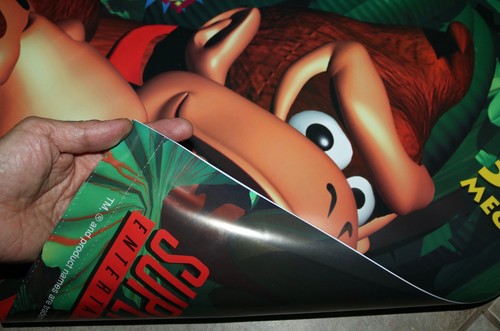 SELTENES 2-SEITIGES 1994 SUPER NINTENDO DONKEY KONG COUNTRY STORE PROMO VINYL POSTER - Bild 13 von 13