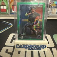 Brandon Lowe Topps Chrome # 113 Green Logofractor /99