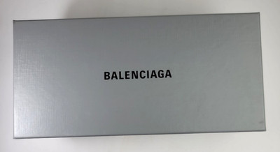 EMPTY Balenciaga Authentic Gray Textured Shoe Box 13 x 6.25 x 5 Gift Storage