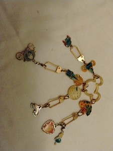 Disney Keychain With Lots Of Charms