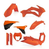 Acerbis VollstäNdiger Kunststoff-Satz Orange FüR KTM EXC 200 2014-2015