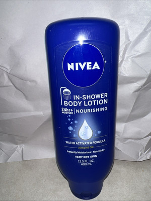 Nivea In-Shower Body Lotion, Almond Oil 13.5 fl oz (400 ml)