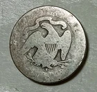 🡂 BELOW MELT 90% SILVER 1876-S Seated Liberty 25¢