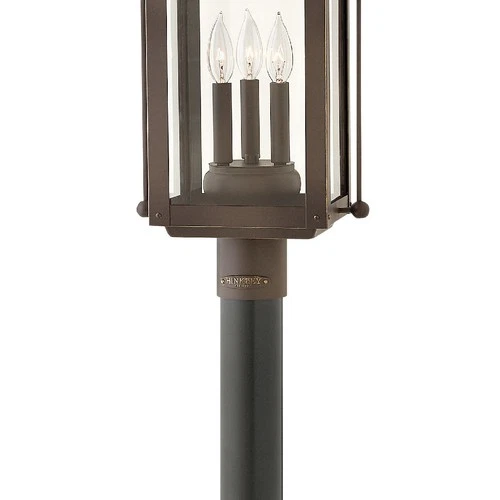 Hinkley Lighting 1851 Anchorage 120v 3 Light 24.25" Tall Heritage - Aged Zinc - Picture 2 of 7