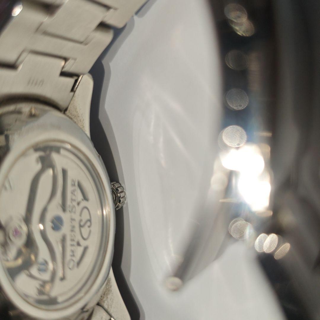 Orient Star Automatic Watch Silver Open Heart Use… - image 12