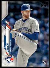 2020 Topps T.J. Zeuch Rookie Toronto Blue Jays #407