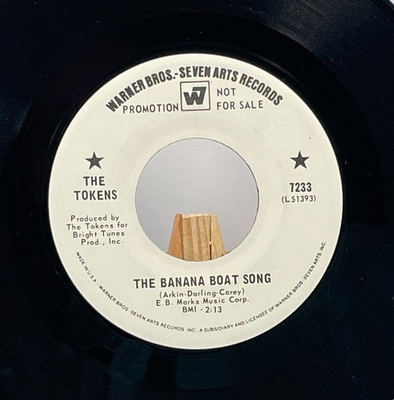 #ad #ad THE TOKENS 45 RPM THE BANANA BOAT SONG GRANDFATHER—NM $8.50