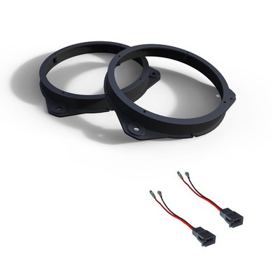 Lautsprecherringe Adapter SET für Opel Corsa Astra Ford KA Fiat Peugeot Alfa