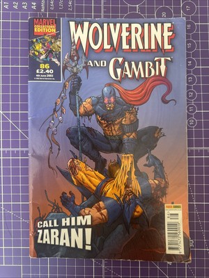 Marvel Comics Collectors Edition Wolverine And Gambit No 86