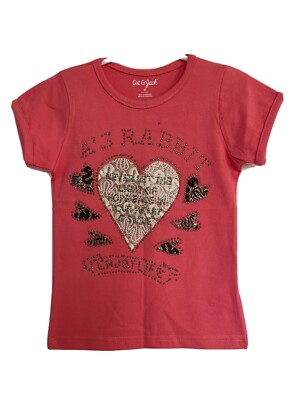 Branded Children s Clothing Cat & Jack T-Shirt Girls 4T A s Rabbit Print New