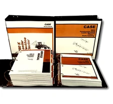 Case 580K Backhoe Loader Tractor Phase 1 Service Manual Parts Catalog Shop Book