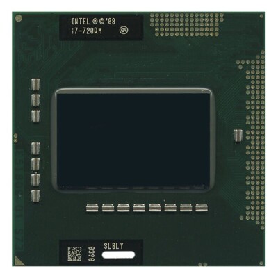 Intel Core i7-720QM 1,6 GHz Sockel G1 1,6/6M Mobile CPU rPGA988A 1. Gen SLBLY