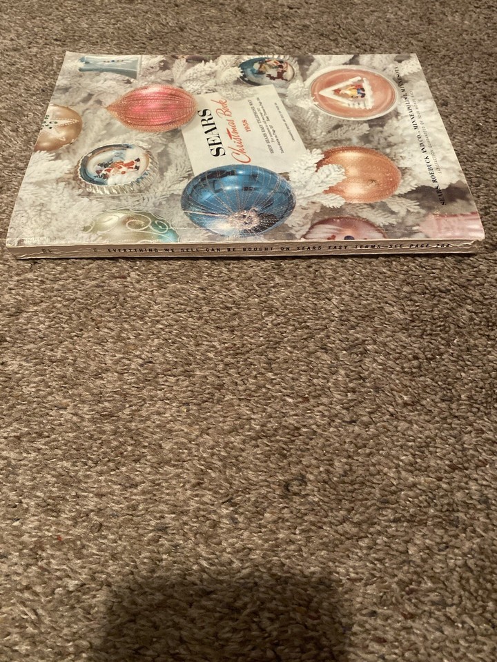 Vintage 1958 SEARS CHRISTMAS Book Catalog Wish Book eBay