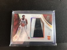 Cliff Alexander 15/16 Panini Immaculate Jumbo  Jersey Patch RC #5/5