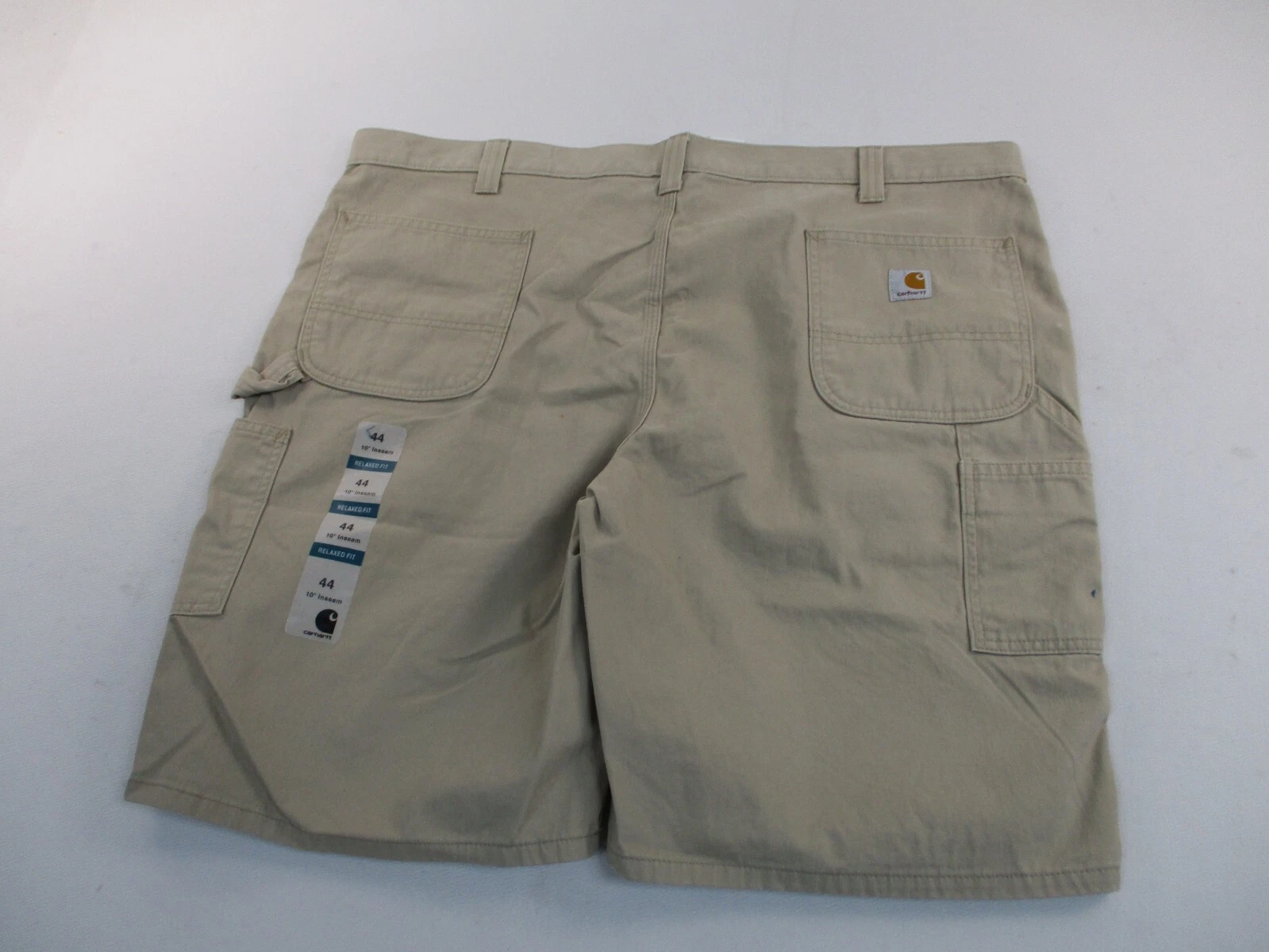 Carhartt Shorts Mens 44 Brown Pockets Canvas Outdoors Relaxed Fit
