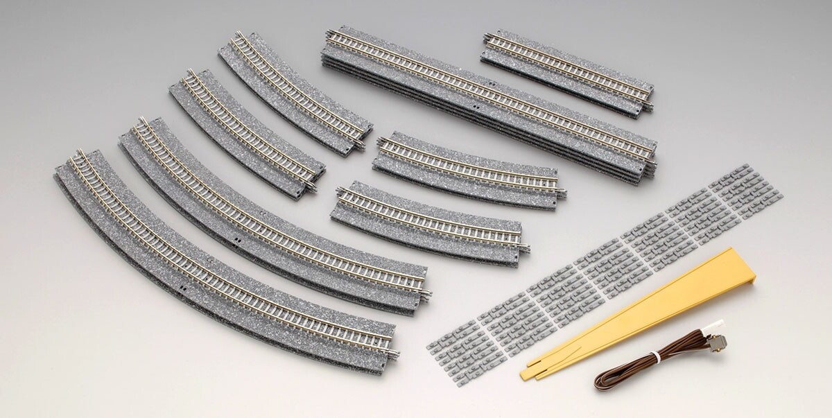 TOMIX 91011 12,13,14 Rail Set A、B、C、D TOMIX] N scale rail with cant Basic set CA 91011 Railroad