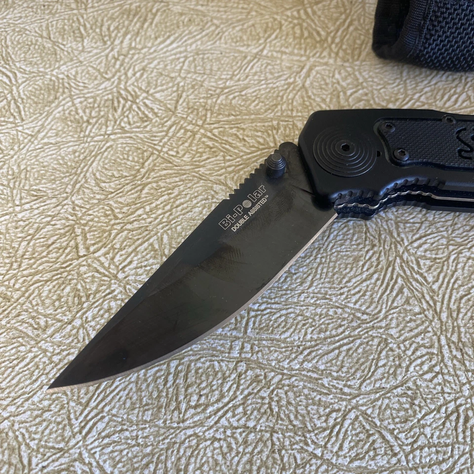 SOG Bi-Polar Knife TiNi Blade USA With Cutter - Image 2 of 4