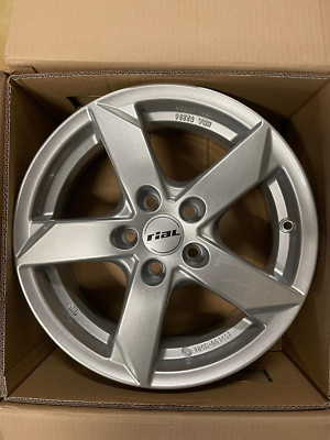 Rial Kodiak 5.5X15 5/100 ET40 Polar Silver Alloy Wheels 15 Inch