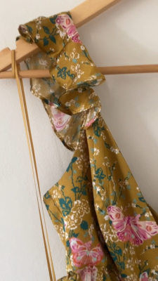 NEW $698 AMUR Gold Butterfly Garden Magnolia Cutout Silk Maxi Gown Dress  Size 0 | eBay