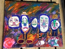 Beautiful Unique Abstract People Art Made By Young Inspiring Artist