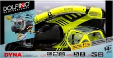 Dolfino Leisure Dyna Adult 5-Piece Dive Set Adult Size M/L Mens 4.5-8.5 Snorkel