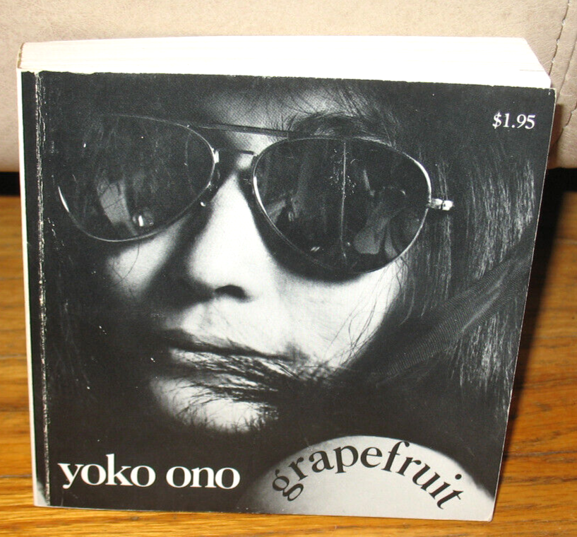SIGNED Yoko Ono Grapefruit John Lennon Conceptual Art