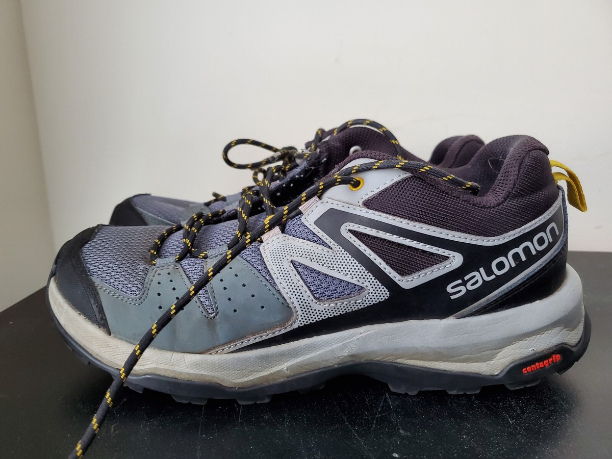 Mens Brown Salomon Goretex X Radiant Contagrip Walking Shoes Size